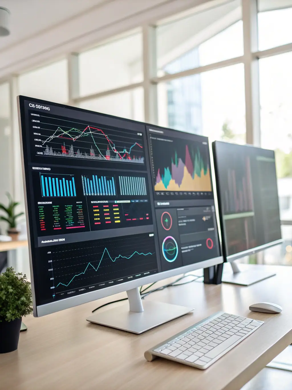 An image showcasing an AI agent analyzing financial data and generating insights for better decision-making.